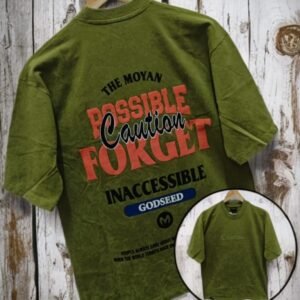 “The Moyan” Green Oversized Acid Wash T-Shirt