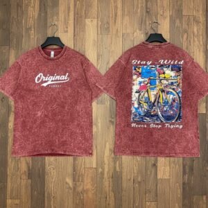 Maroon “Original" Premium Acid Wash T-Shirt