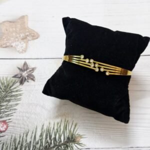 Stone Studded Layered Bracelet