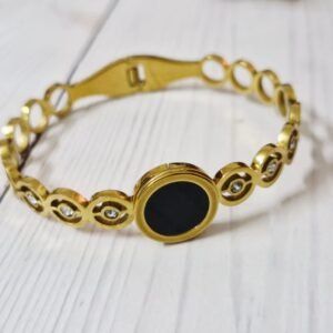 Cubic Zirconia Stone Bangle Bracelet